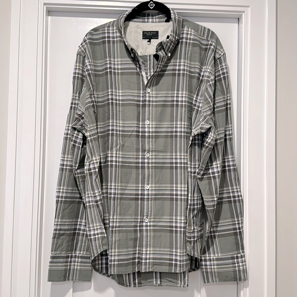 Rag and bone men’s Tomlin shirt XXL
